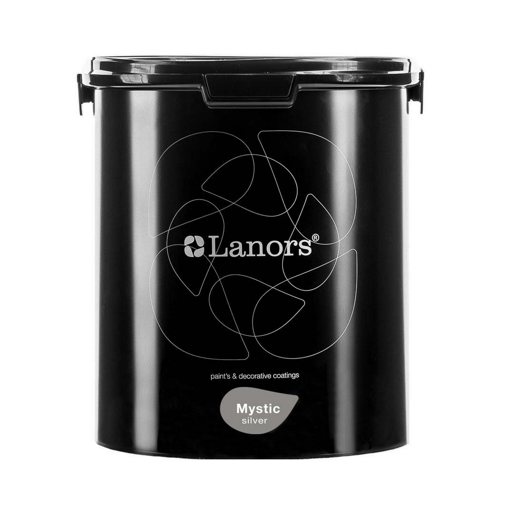 Краска перламутровая декоративная База Silver 3kg Mystic Lanors LMS3